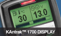 kantrack 1700 display